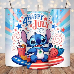 3D cute stitch inspired tumbler wrap design for 20oz skinny tumbler sublimation
colorful cartoon stitch inspired wrap PNG for sublimation printing