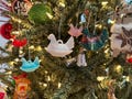 Indiana Hen On Nest Christmas Ornaments