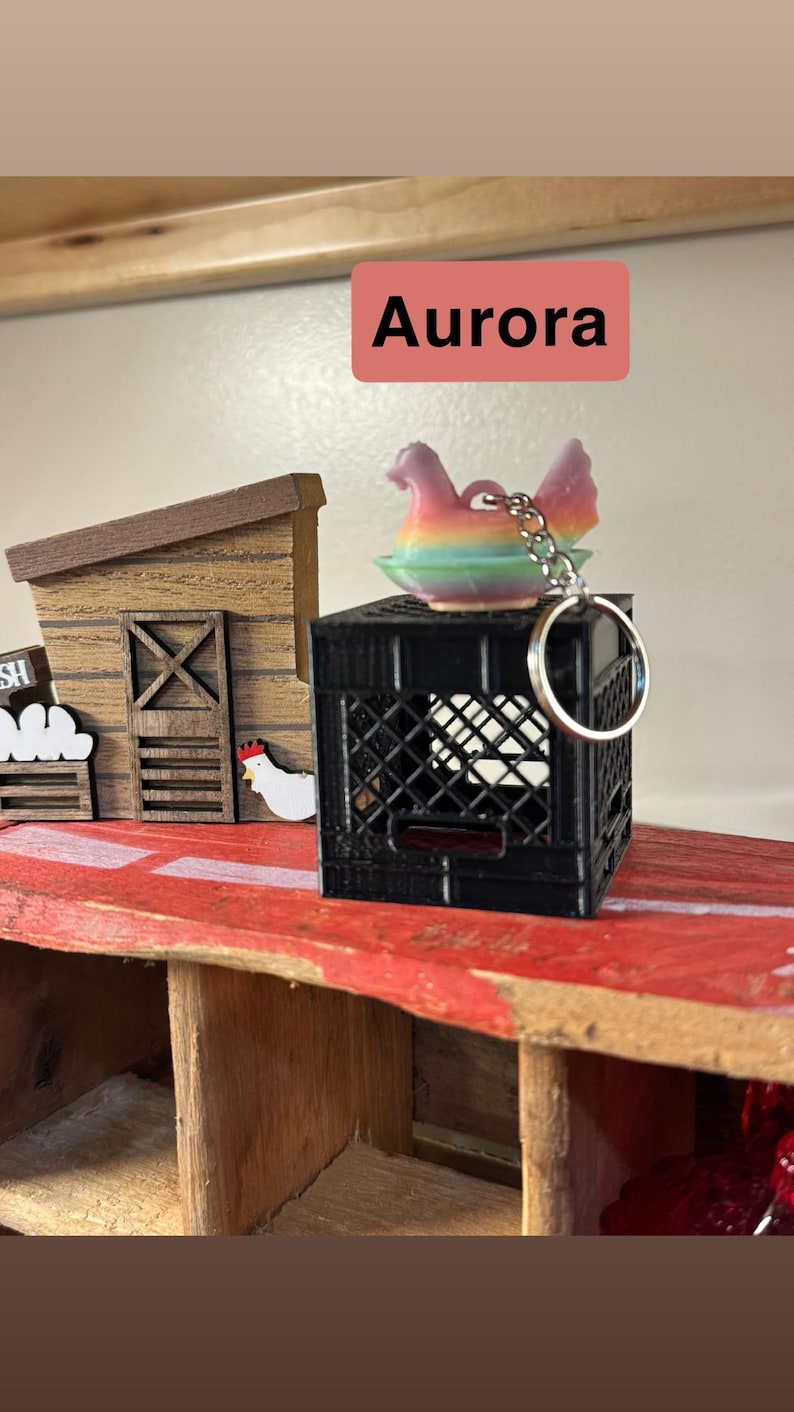 Indiana - Llaveros inspirados en la gallina en el nido Aurora