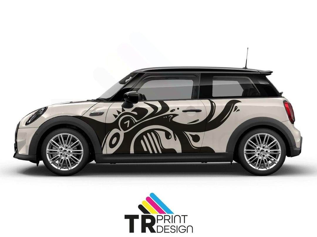 Includes Both Side : Side Decal Graphics Vinyl Compatible With Mini ...