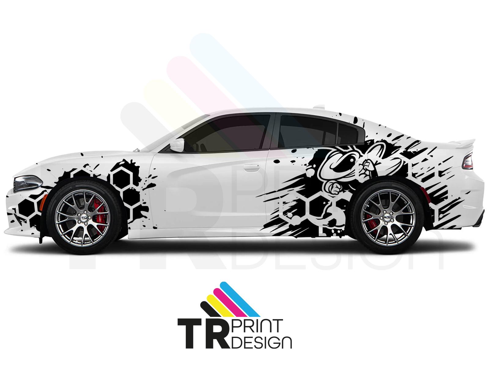 Honeycomb Bee Side Graphic Includes Driver & Passenger - Charger ...