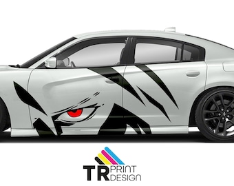 Adesivo per auto con l'occhio di Goku: adesivo universale per auto in stile anime