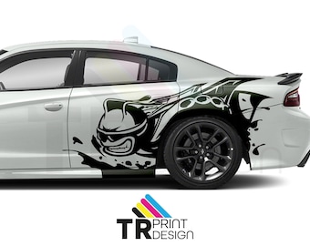 Include entrambi i lati - Adesivo laterale Angry Bee - Challenger - Charger