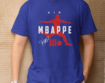 Air Mbappe #10 France Style Soccer Graphic Tee, Animated 2026 World USA Design, Football Star Player Support Gift for Fans Unisex T-Shirt