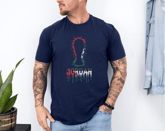 Jordan Trophy Colors Soccer Minimalist Graphic Tee, Splash Cup Style Football Design for Fans, 2026 World USA Animated Unisex T-Shirt