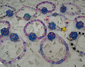 Space Babies - D20 Galaxy Themed Bracelet
