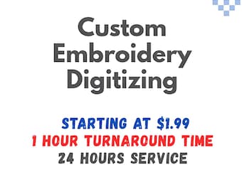 Custom Embroidery Digitizing, Logo Digitizing, Embroidery Digitizing Service, Image Digitizing Embroidery, Custom Digitize