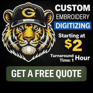 Digitalización de bordados personalizados, digitalización de logotipos, servicio de digitalización de bordados, digitalización de imágenes para bordado, digitalización personalizada