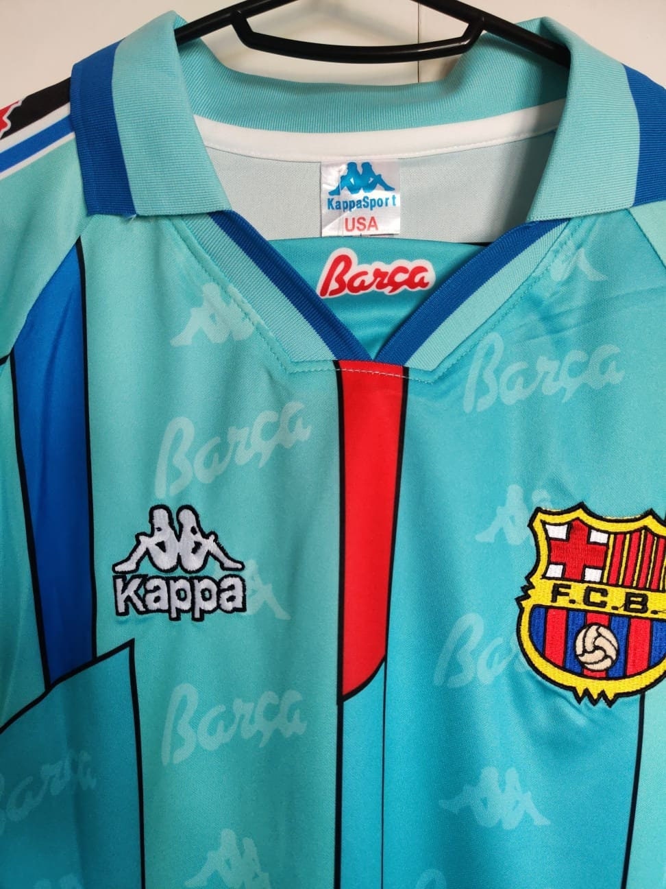 Barcelona 1996/97 Away Retro Football Kit Maglia Calcio Soccer Jersey