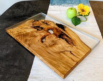 Rondelle de bois d'olivier idéal résine époxy