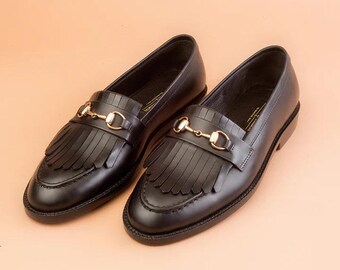 Genuine Men STEMAR Black Lace up Leather Shoes Size 8 US 7  display picture 2