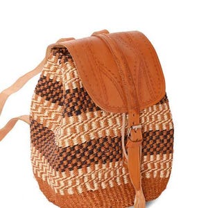 blak leather backpack zip Ella Full-Grain Leather Mini Backpack  Black, Handcrafted in Ethiopia