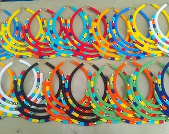 Maasai  Beaded Necklace – Colorful African Choker, Handmade Tribal Jewelry, Beadwork Gift for Women