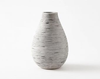 Vaso de mesa de cerâmica, vaso moderno de decoração rústica para casa.