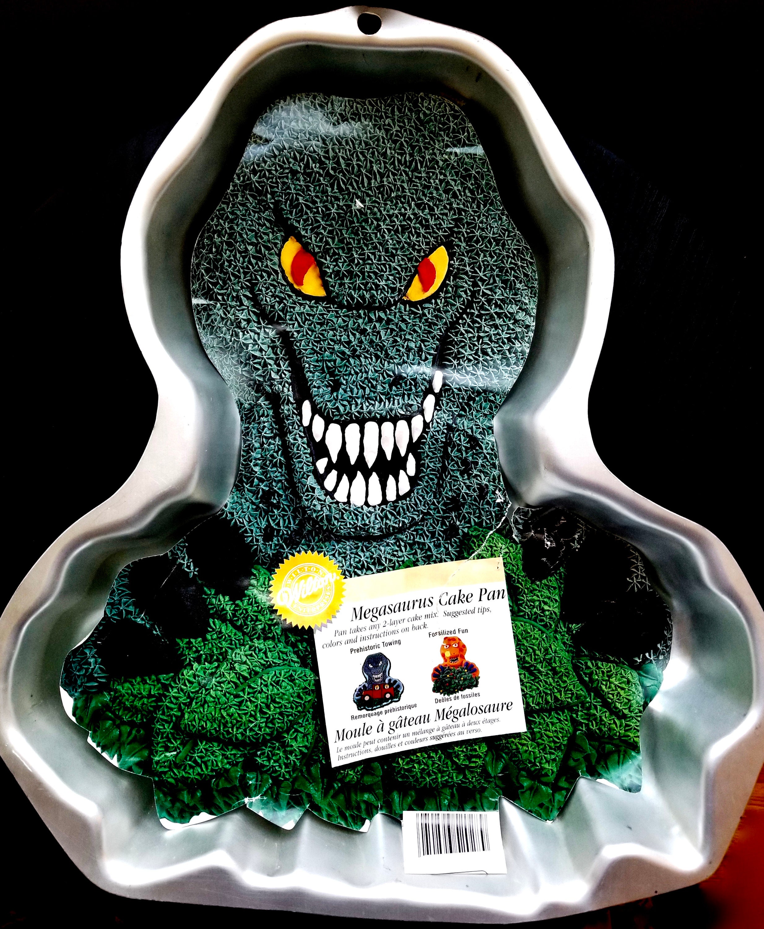 Wilton Megasaurus T Rex Dinosaur Cake Pan Retired And No Etsy Wilton Megasaurus T Rex Dinosaur Cake Pan Retired And No Etsy