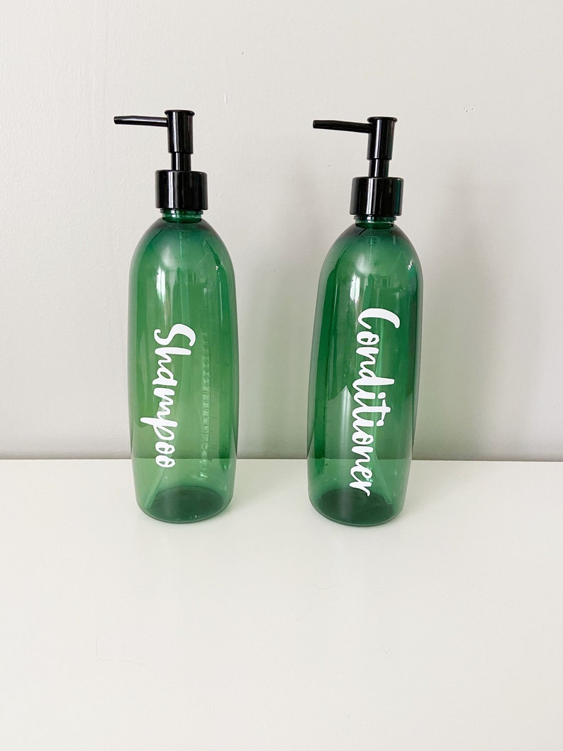 Shampoo decal sticker Custom Bottle Labels Lotion Label Etsy