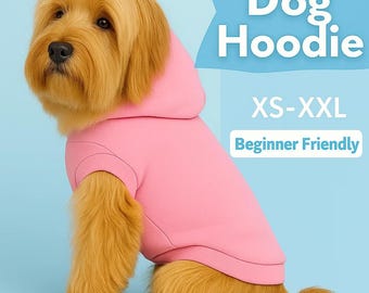 Dog Hooded Vest Sewing Pattern: Suitable for Small to Large Pets (PDF Pattern)