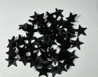 Black star rubber pin backs for lapel, hat pins, badges, and ribbon bars