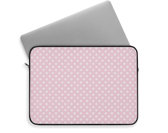 Protective Polka Dot Laptop Case – Chic Dotted Sleeve Cover for MacBook or iPad