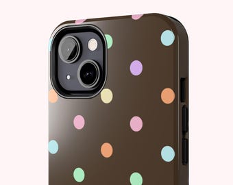 Protective Y2K Polka Dot Phone Case