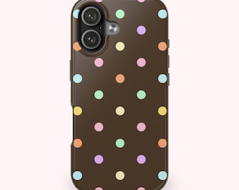Protective Y2K Polka Dot Phone Case