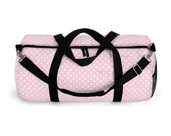 Polka Dot Gym Bag — Dotted Women’s Duffel Bags