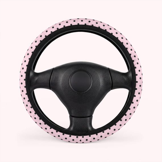 Universal Fit Polka Dot Steering Wheel Cover Car Accessories