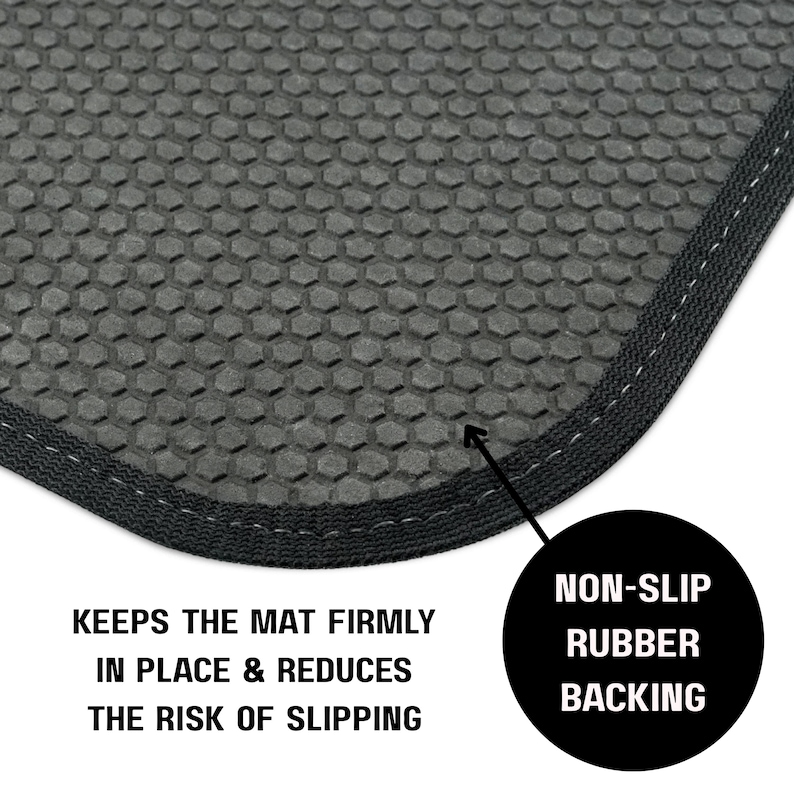 Universal Fit Polka Dot Car Mats —1, 2, or 4pc Auto Accessories image 3