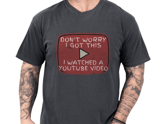 YouTube meme dad T-shirt listing image