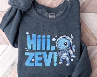 Dungeon Crawler Carl Hi Zev Sweatshirt, Hi Zev Princess Donut TShirt, Litrpg Book Sweatshirt, Dungeon Crawler Fan Gift, Gift for Gamers