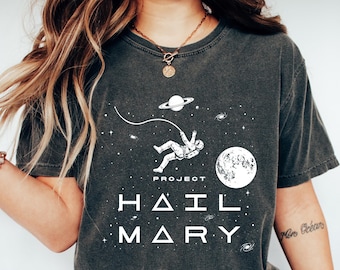 Project Hail Mary Rocky Astronaut Space T-Shirt, Project Hail Mary Inspired Graphic Tee, Astronomy Gift for Her, Gift for Fans