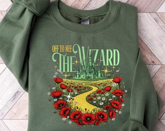 Off to See the Wizard Sweatshirt, Yellow Brick Road Shirt, Wizard of Oz Shirt, We're Off Wizard Shirt, Wizard Witch Emerald City T-shirt