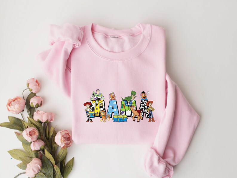 Toy Story Mama Sweatshirt, Toy Story Mom Sweatshirt, Toy Story Family Hoodie, Toy Story Land Sweatshirt, Mother's Day Hoodie, Gift for Mama image 3