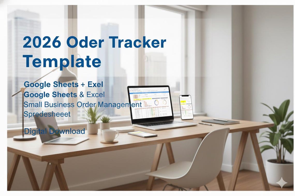 2026 Order Tracker Template | Google Sheets & Excel | Small Business ...