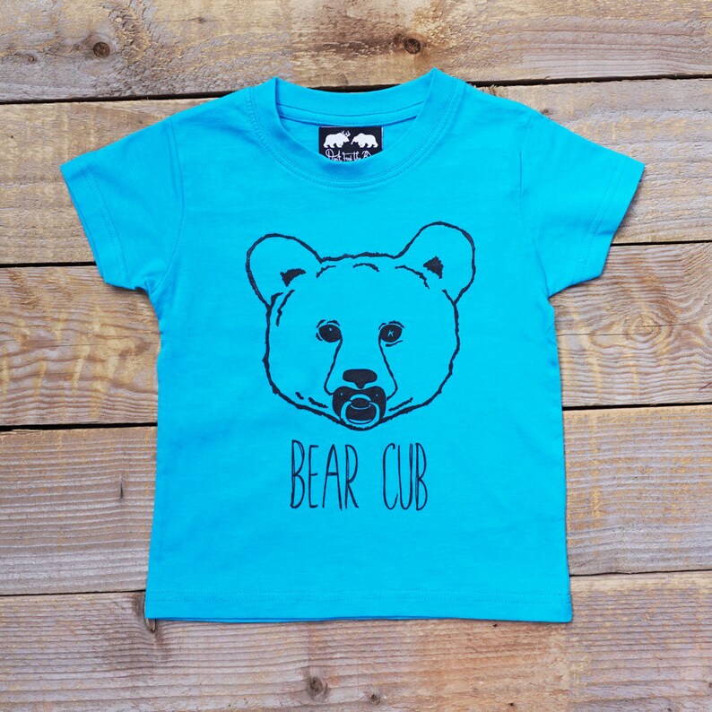 Kids Bear Cub Tshirt Gift for Baby Toddler Tshirt Graphic Etsy
