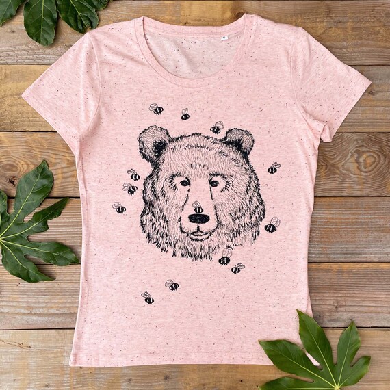 Bumble Bees and Bear T-shirt Eco 
