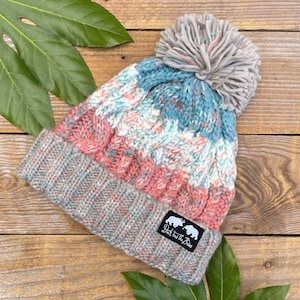 Nordic Bobble Hat, Winter Hat, arctic beanie