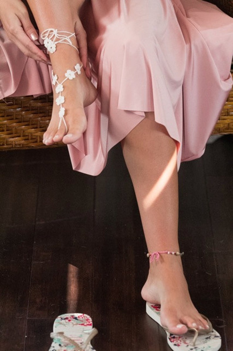 footless beach sandals