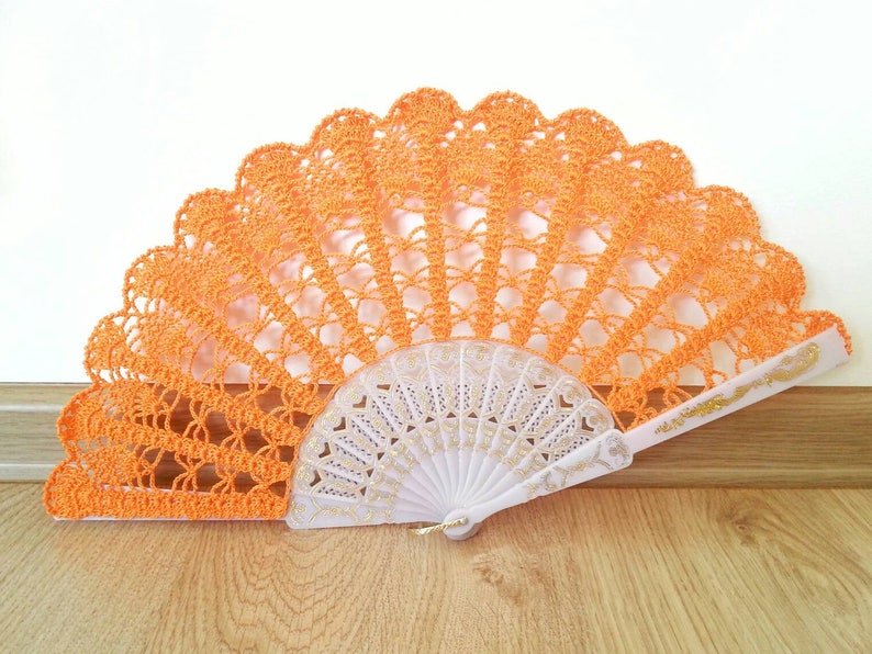 Costume Hand Fan Halloween Costume Cosplay Lace Hand Fan Folding Hand Fan Spanish Wedding Fan Bridal Bouquet Alternative Spanish image 2