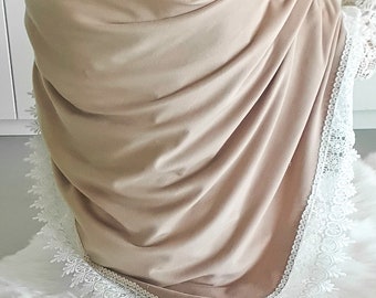Velvet Bridal Shawl, Winter Wedding Shrug, Mother of the Bride Cover-Up, Personalized Elegant Wrap, MCC Boho Velvet Accessories Collection