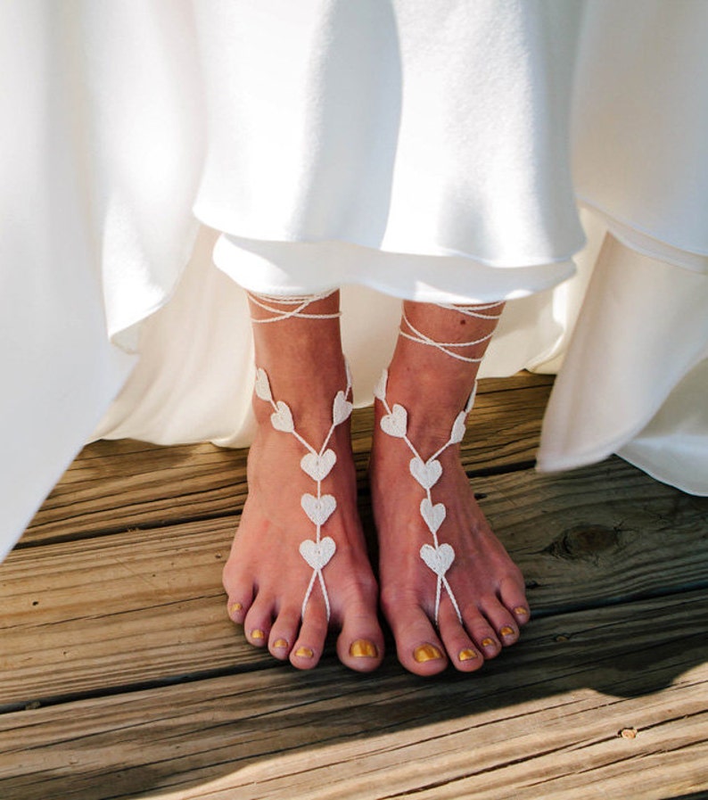 footless beach sandals