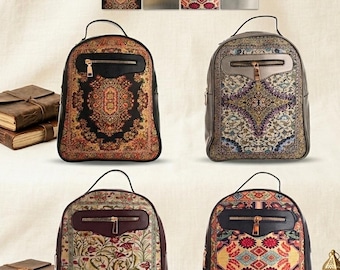 Mochila kilim estilo boho para mujer, ropa de moda nueva