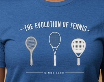 Evolution of Tennis T-Shirt, Funny Tennis Shirt, Tennis Player Gift, Funny Tennis Tee, Sports Lover Shirt, Tennis Evolution Gift