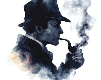 Sherlock Holmes Fabric Panel 26