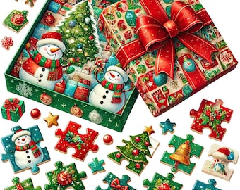 Christmas Toys Fabric Panel 11