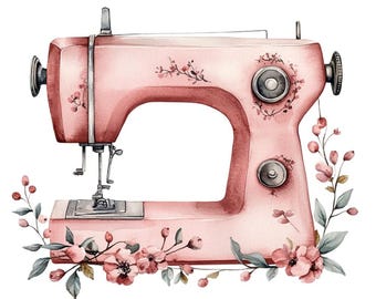 Vintage Sewing Machine Fabric Panel 7
