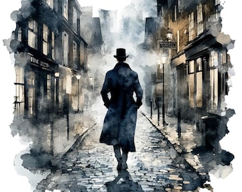 Sherlock Holmes Fabric Panel 27