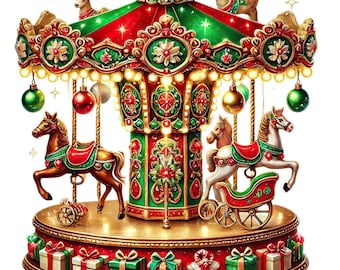 Christmas Toys Fabric Panel 26