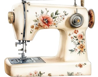 Vintage Sewing Machine Fabric Panel 5