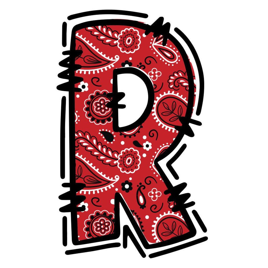 Cowboy Letter R Cowboy Alphabet Fabric Panel 19 - Etsy